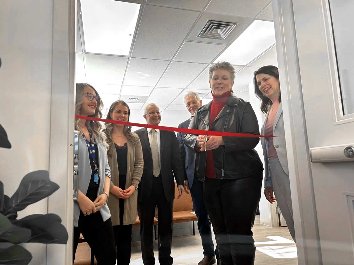 Ribbon cutting at the event